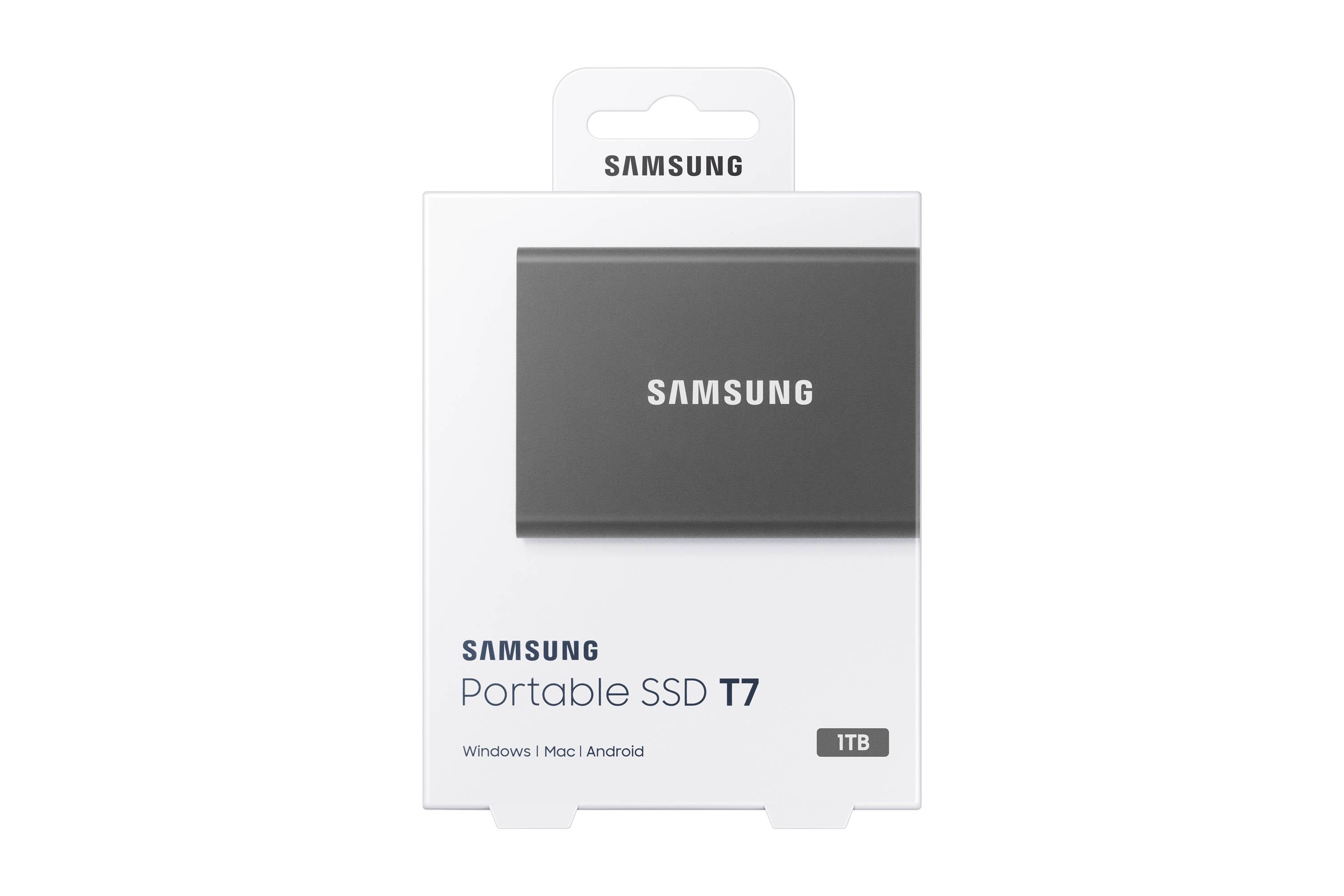 SSD Externo Samsung Portable T7 1TB USB 3.2 Gen2 Preto