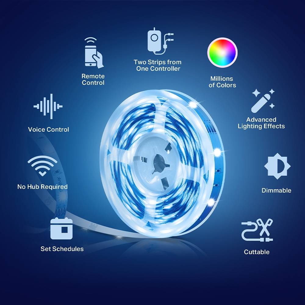 Fita LED TP-Link Tapo L900-10 Smart Wi-Fi Light Strip 10m (2x5m)