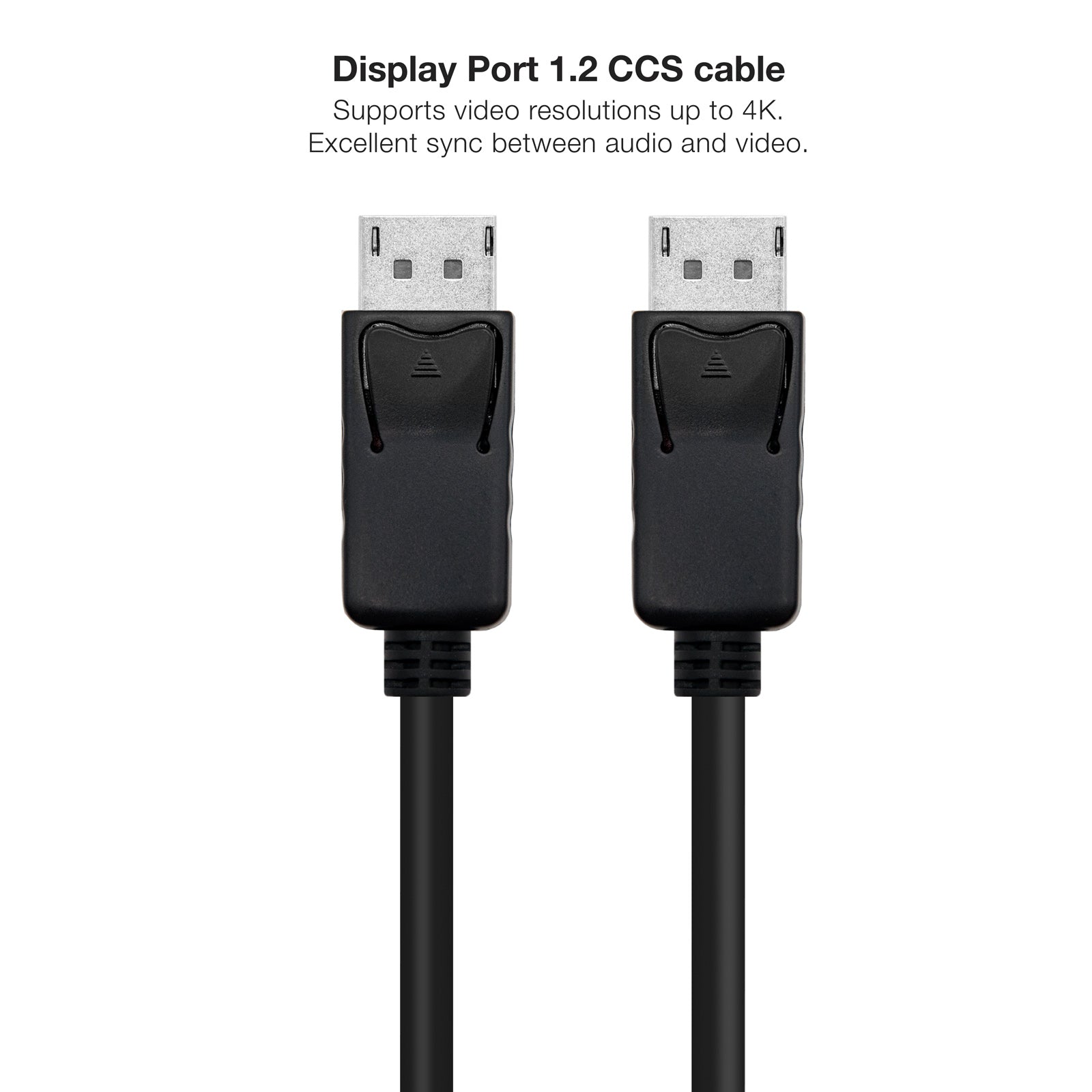 Cabo DisplayPort 1.2 CCS Nanocable DP M/M 3 M Preto
