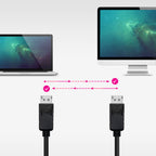 Cabo DisplayPort 1.2 CCS Nanocable DP M/M 3 M Preto