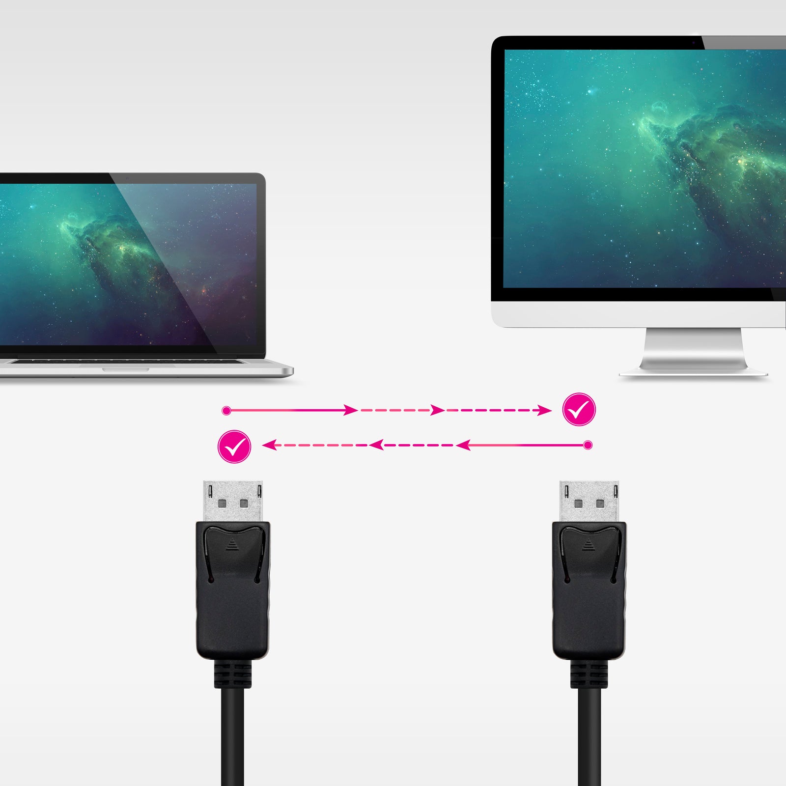 Cabo DisplayPort 1.2 CCS Nanocable DP M/M 3 M Preto