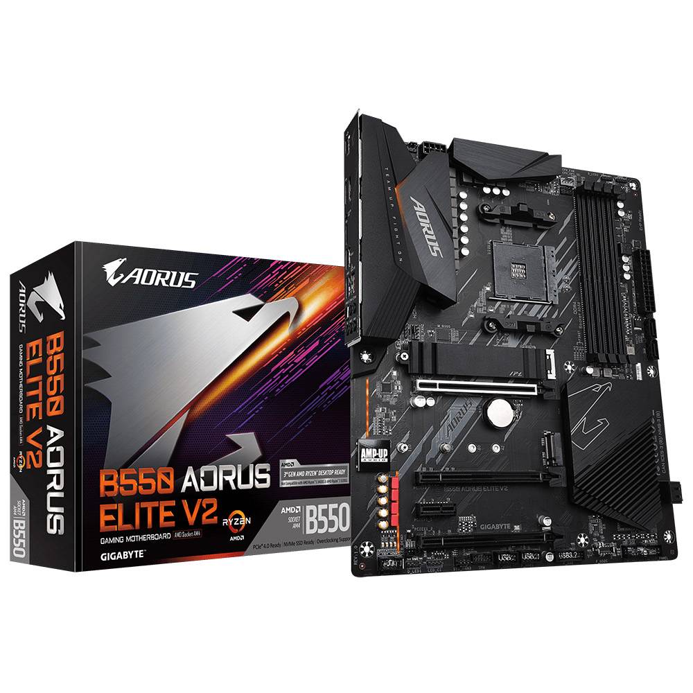 Motherboard ATX Gigabyte B550 Aorus Elite V2 SktAM4