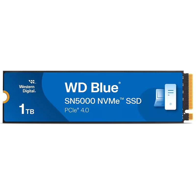 Disco SSD Western Digital Blue SN5000 1TB Gen4 M.2 NVMe (5150/4900MB/s)