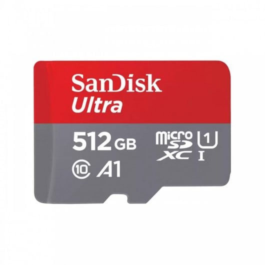 Cartão de Memória microSDXC SanDisk Ultra 512GB (150MB/s) UHS-I, A1 + Adaptador SD