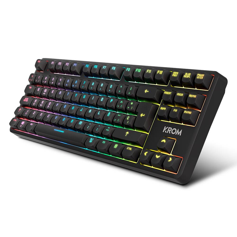 Teclado Mecânico Krom Kernel Pro TKL RGB Wireless Hot Swap Mini PT