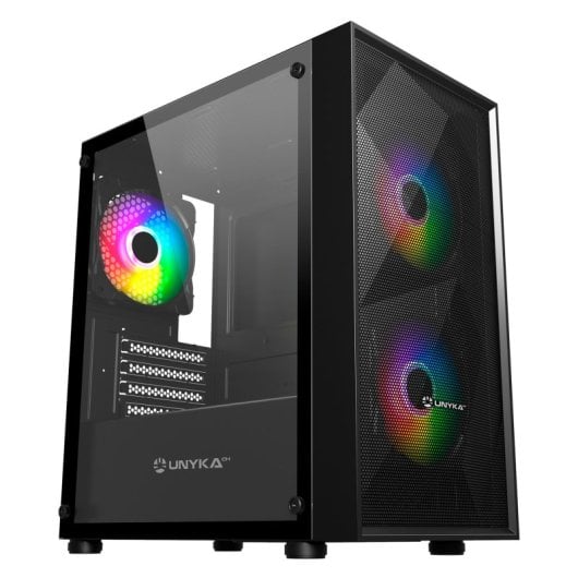 Caixa semitorre ATX Unykach Mir B200 (preta)