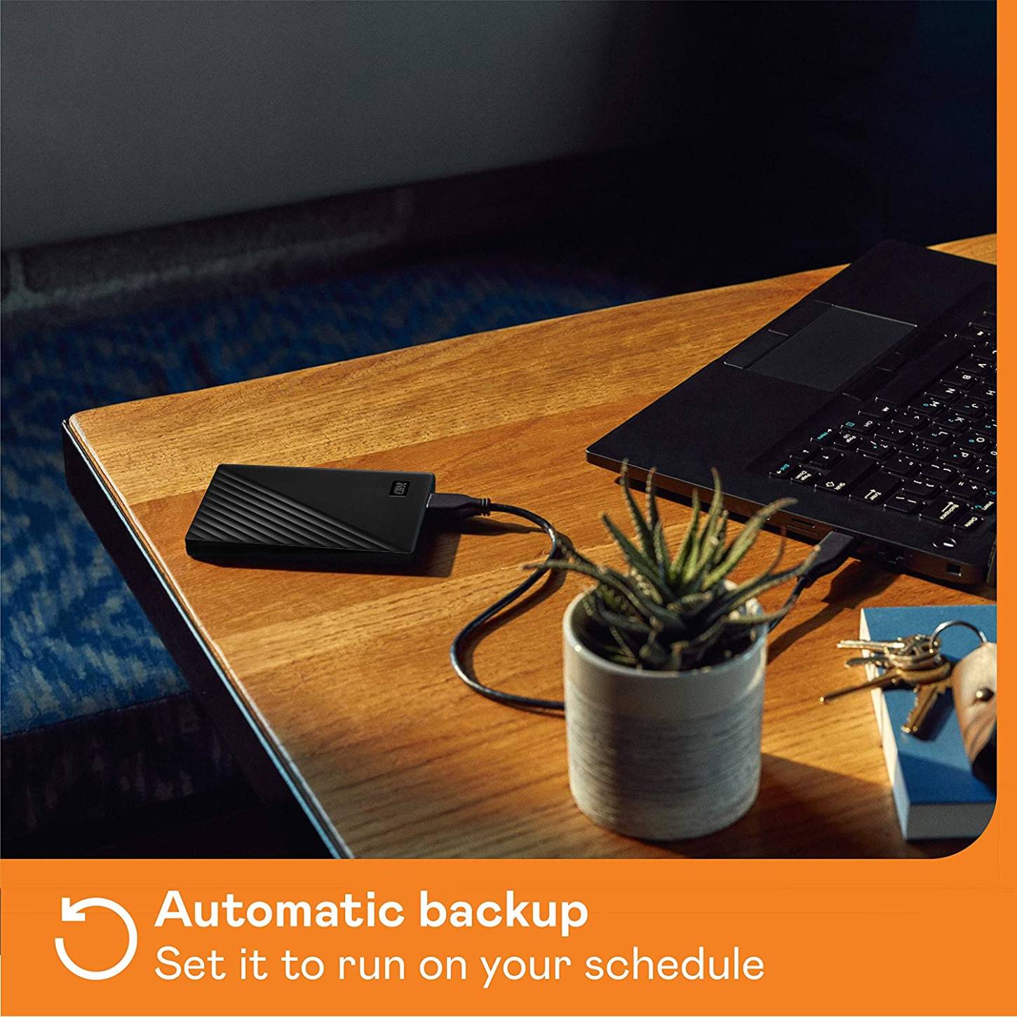 Disco Externo 2.5" Western Digital WD My Passport 1TB USB 3.2 Gen 1 Preto