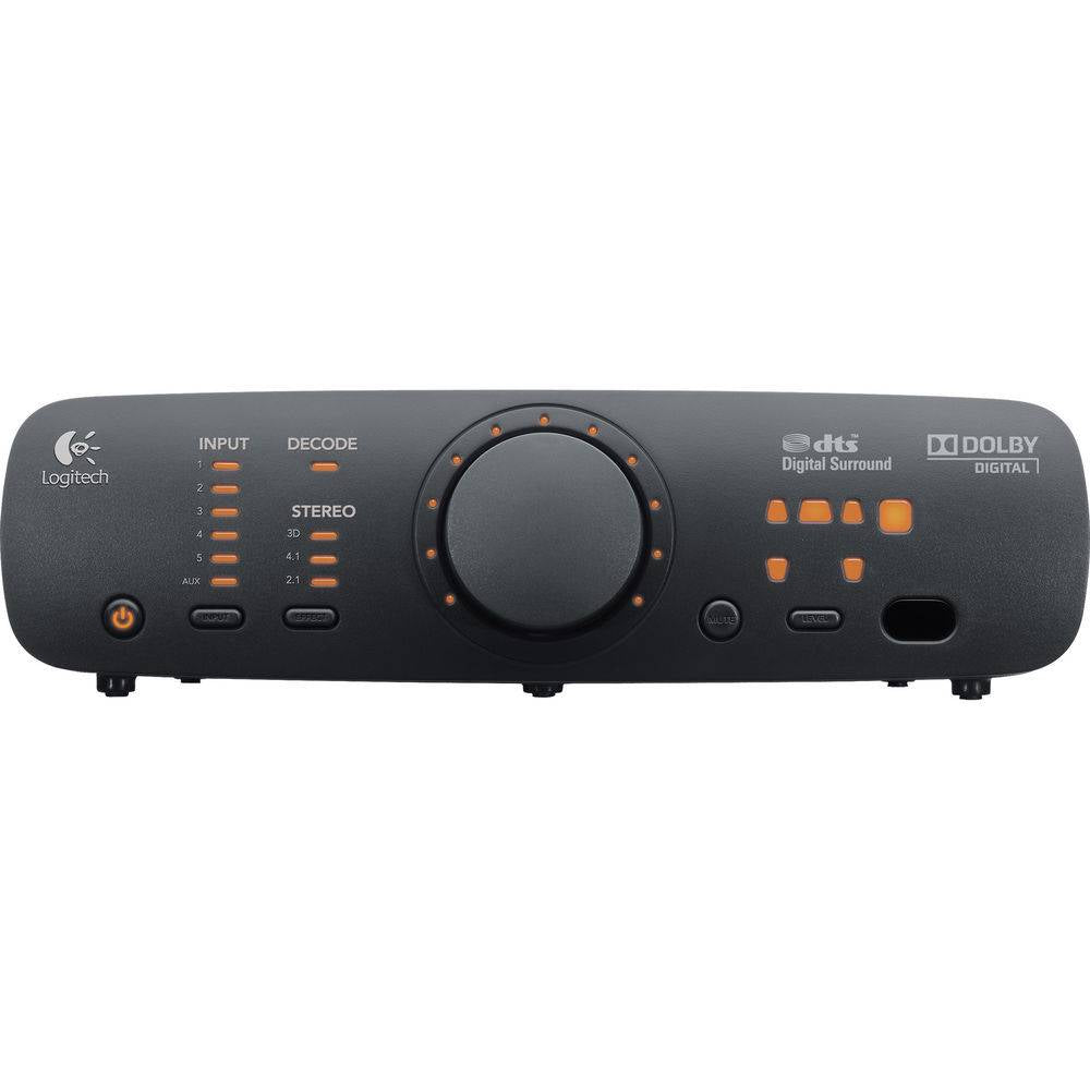 Colunas Logitech Z906 THX Surround Sound 5.1 1000W Peak / 500W RMS Pretas