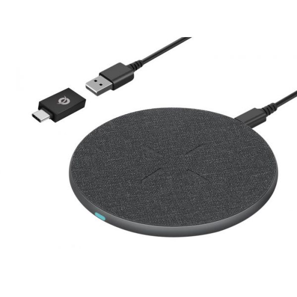 Carregador Wireless 15W com Adaptador USB-C para USB-A - Conceptronic