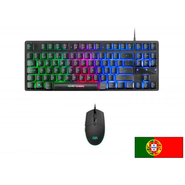 Mars Gaming MCPTKL Combo 2 em 1 RGB