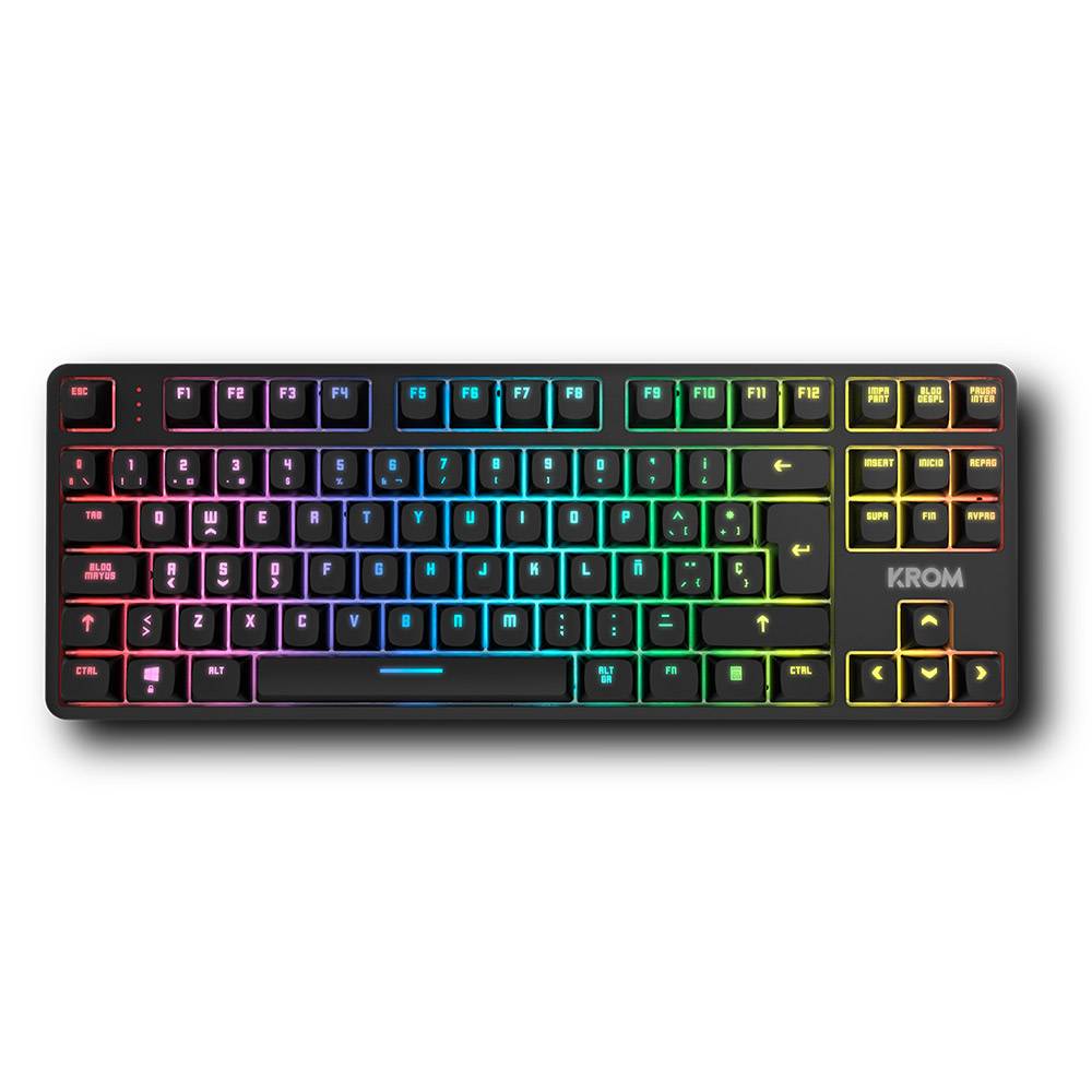 Teclado Mecânico Krom Kernel Pro TKL RGB Wireless Hot Swap Mini PT