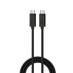 Cabo USB-C Ewent EC1046 PD100W 20Gbps 4K 1m Preto