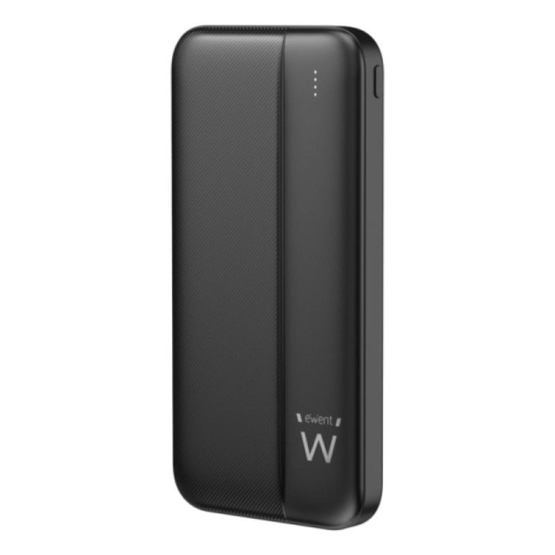 Powerbank Ewent EW1161 10000mAh Thin PD 22.5W Fast Charging - Preta