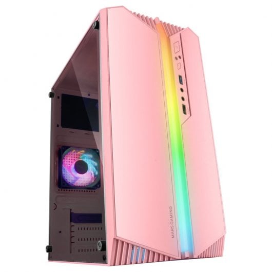 Caixa Micro-ATX Mars Gaming MC-S1 Compact ARGB Window Rosa