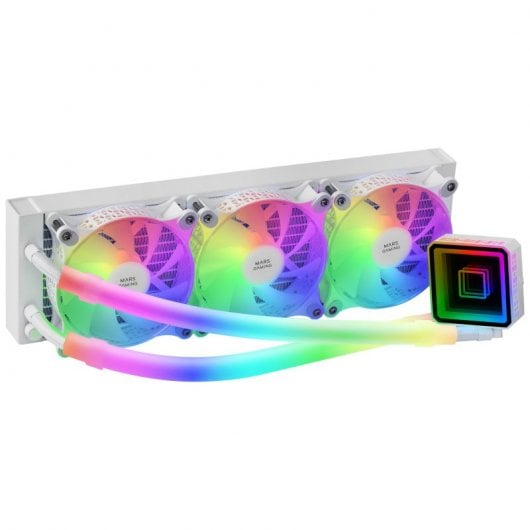 KIT MARS GAMING WATERCOOLING ML-ULTRA360W ARGB BRANCO
