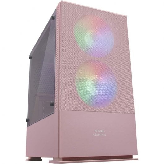 Caixa PC MARS GAMING MCZP (Mini ATX Tower - Rosa)