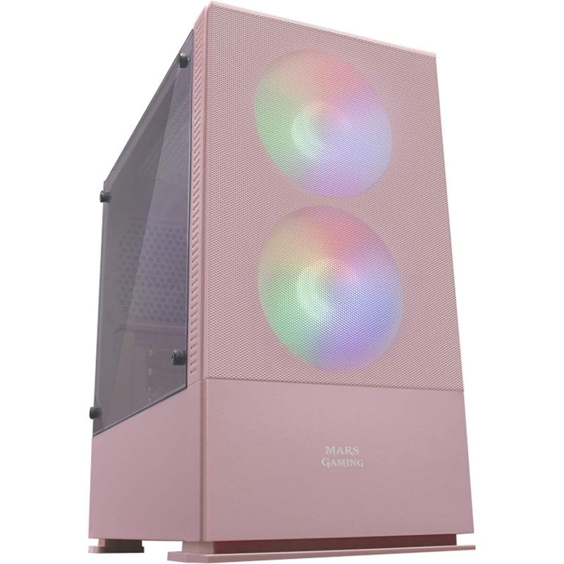 Caixa PC MARS GAMING MCZP (Mini ATX Tower - Rosa)