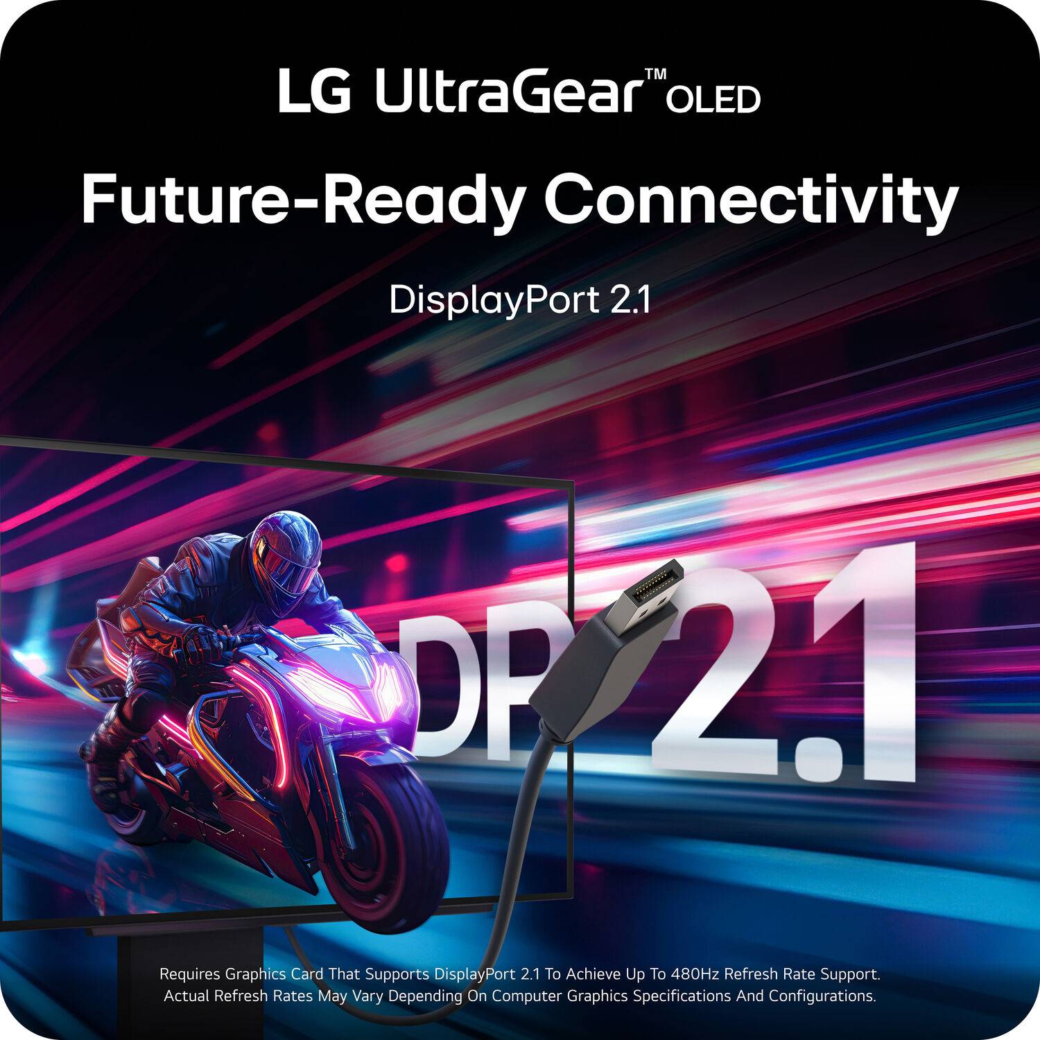 Monitor LG UltraGear 27GX790A-B 27" OLED QHD 480Hz 0,03ms Altura ajustável FreeSync Premium Pro