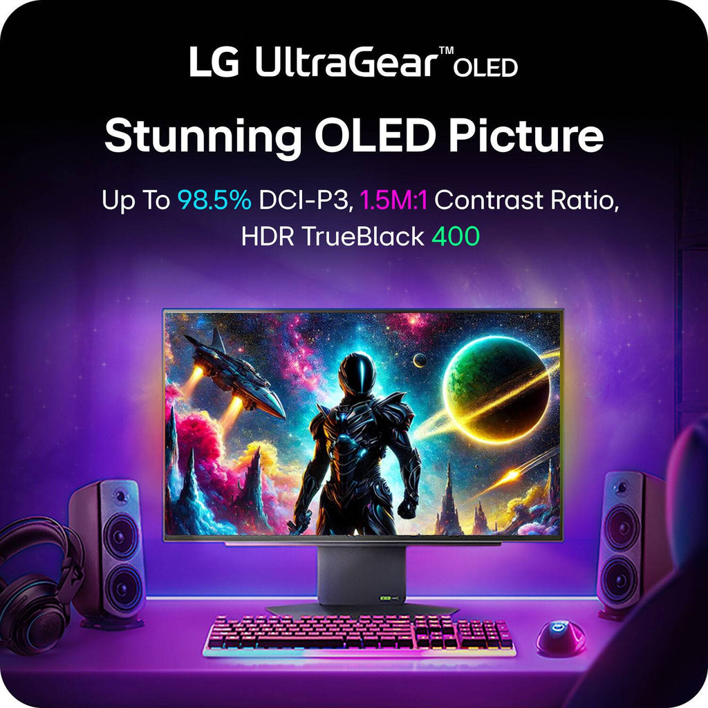 Monitor LG UltraGear 27GX790A-B 27" OLED QHD 480Hz 0,03ms Altura ajustável FreeSync Premium Pro