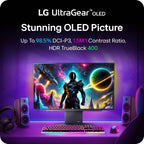 Monitor LG UltraGear 27GX790A-B 27" OLED QHD 480Hz 0,03ms Altura ajustável FreeSync Premium Pro