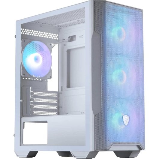 Caixa Micro-ATX MSI MAG Forge M100R ARGB Tempered Glass Branca