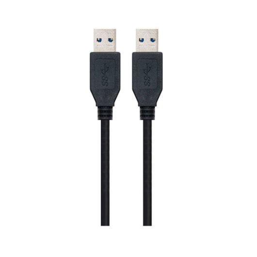Cabo USB 3.0 Ewent Tipo A Macho > Tipo A Macho 1 M Preto