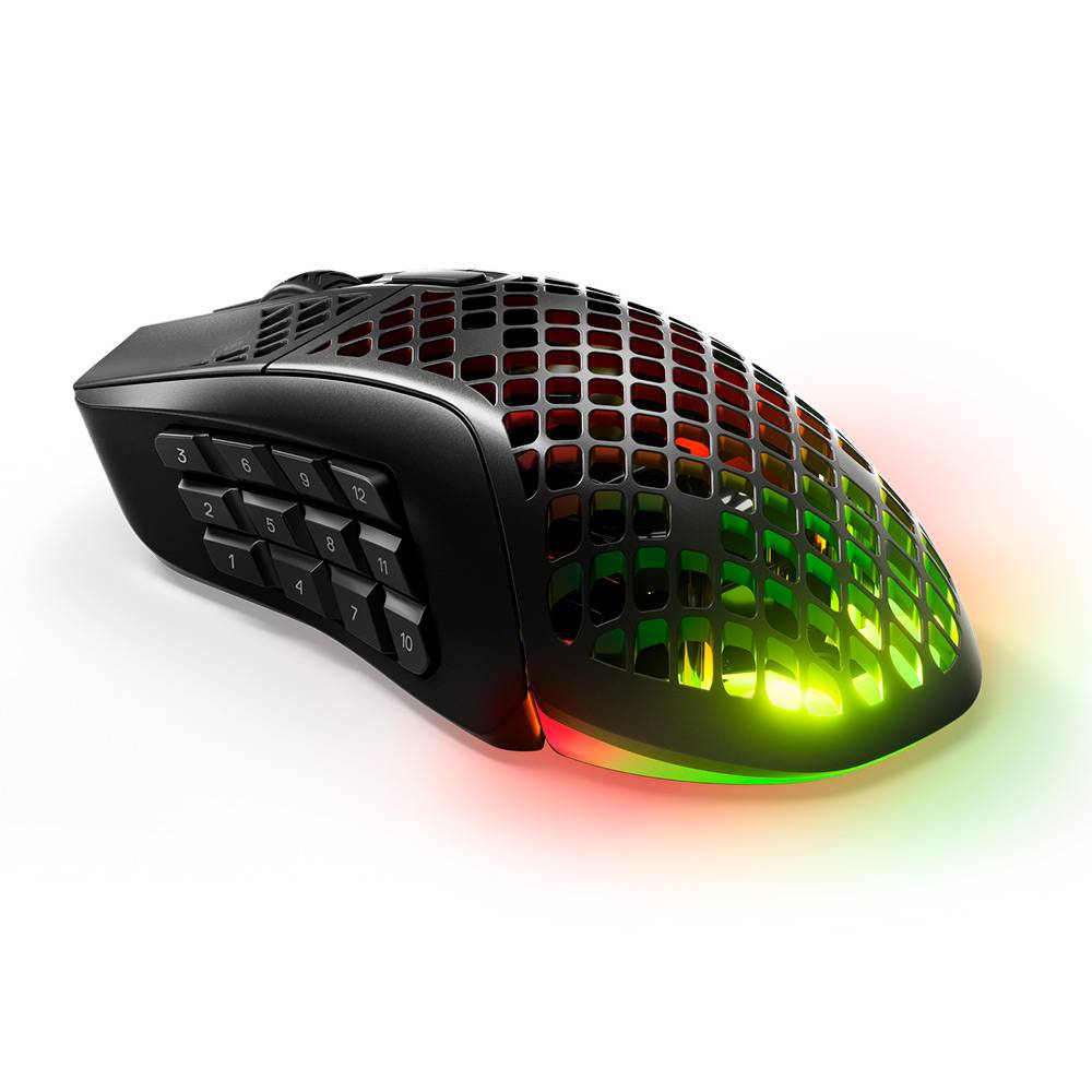 Rato Óptico Steelseries Aerox 9 Wireless 18000DPI Preto