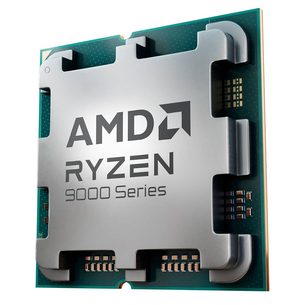 Processador AMD Ryzen 5 9600 "Zen 5" 6-Core 3.8GHz c/ Turbo 5.2GHz 38MB Cache SktAM5