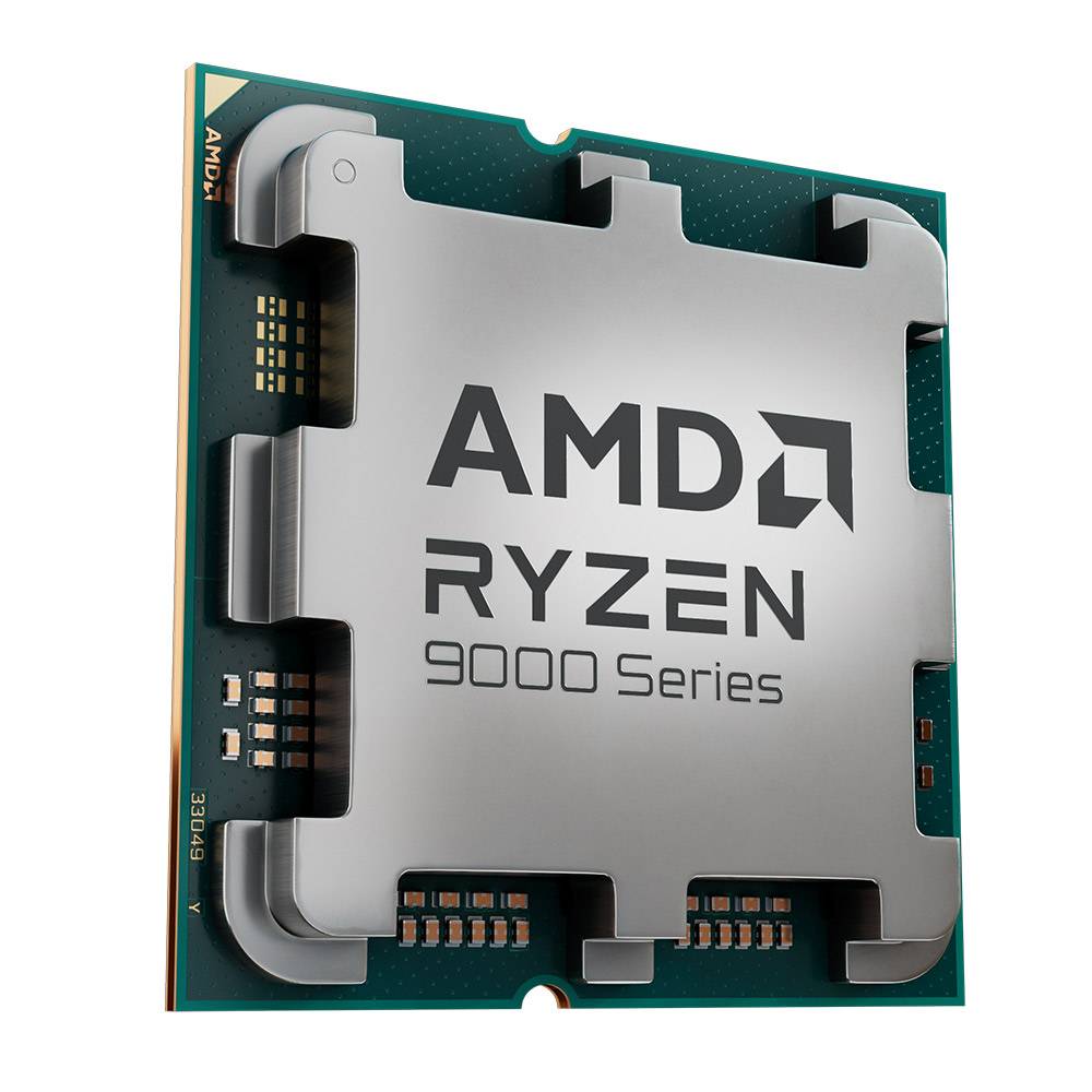 Processador AMD Ryzen 5 9600 "Zen 5" 6-Core 3.8GHz c/ Turbo 5.2GHz 38MB Cache SktAM5
