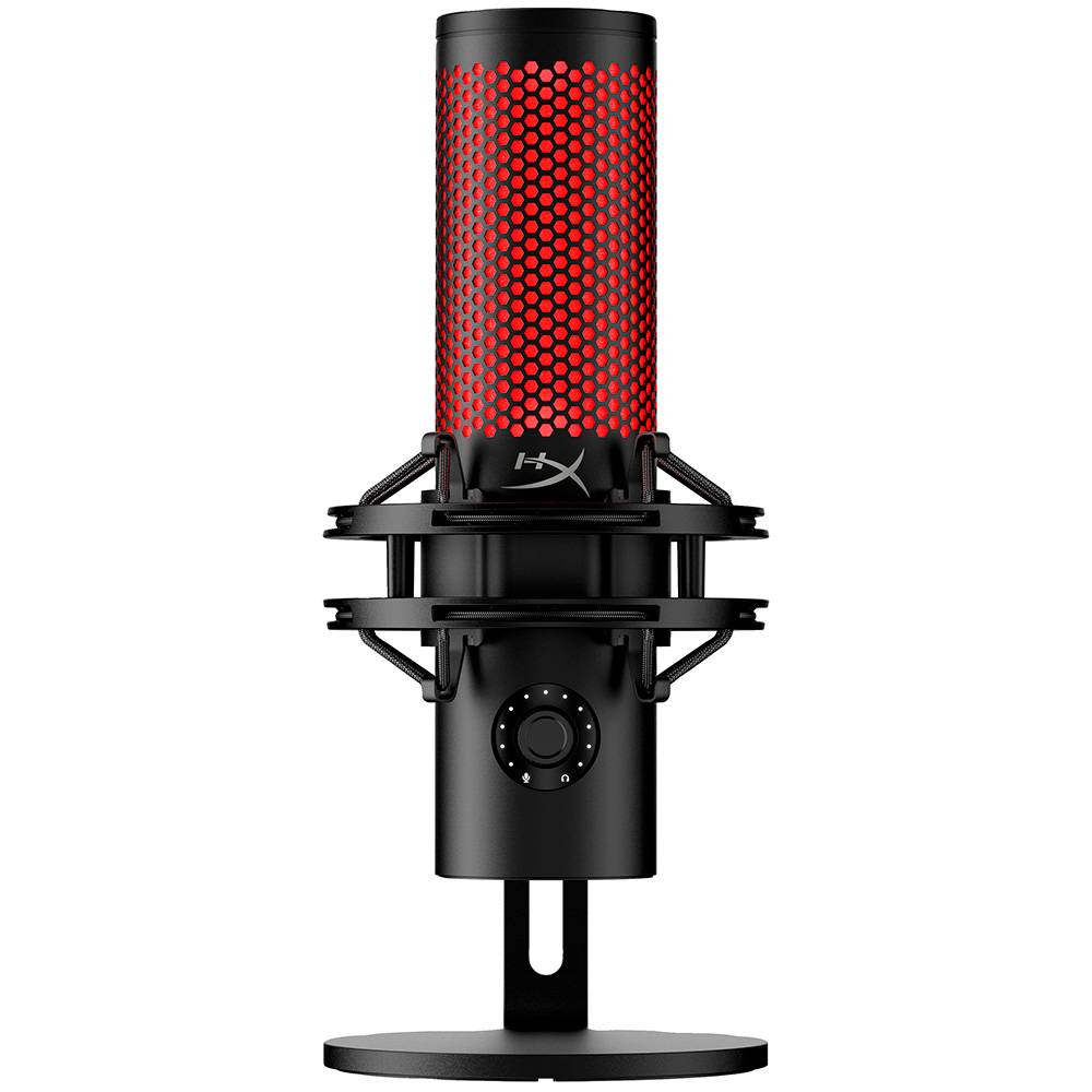 Microfone Condensador Cardióide HyperX QuadCast 2 96Khz 24-bit USB Preto