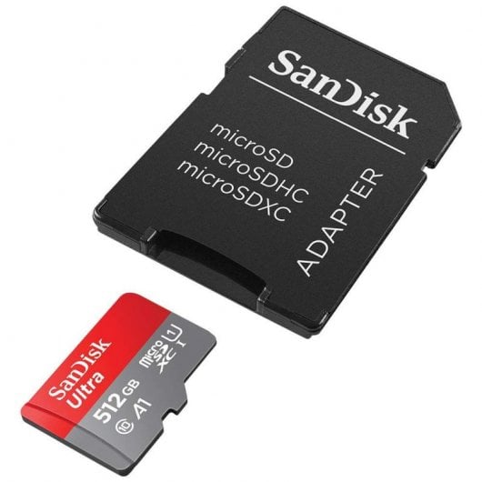 Cartão de Memória microSDXC SanDisk Ultra 512GB (150MB/s) UHS-I, A1 + Adaptador SD