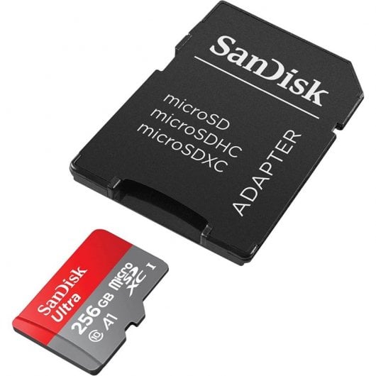 Cartão de Memória microSDXC SanDisk Ultra 256GB (150MB/s) UHS-I, U1, A1 + Adaptador SD