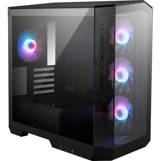 Caixa Micro-ATX MSI MAG PANO M100R PZ Vidro Temperada Preta