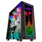 Caixa MARS GAMING MCART ARGB Tempered Glass Preto