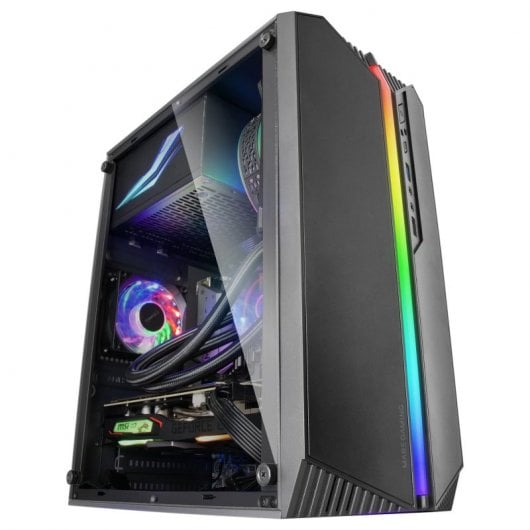 Caixa de PC MARS GAMING Micro-ATX Ultra-Compacta MCS1 (Preto)
