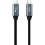 Cabo USB 3.2 Gen2x2 Nanocable 20Gbps 5A/100W 4K@60Hz USB-C M/M 0.5 M Preto