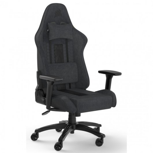 Cadeira Gaming CORSAIR TC100 (Cinzento e Preto)