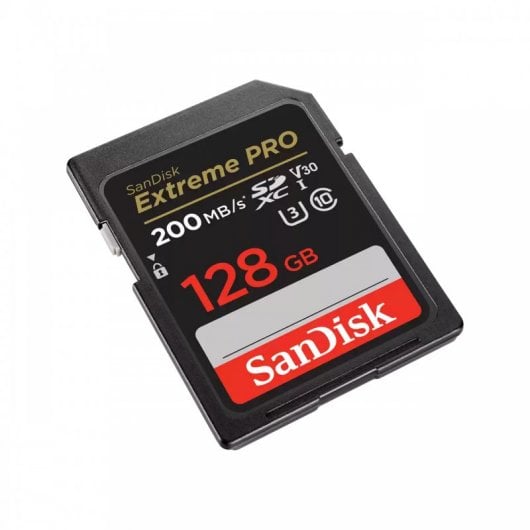 Cartão de Memória SDXC SanDisk Extreme PRO 128GB (200MB/s) UHS-I, U3, V30