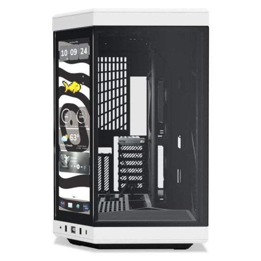 Caixa ATX Hyte Y70 Touch Infinite Vidro Temperado Preto/Branco