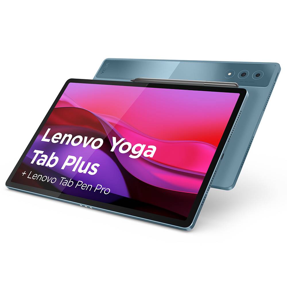 Tablet Lenovo Yoga Tab Plus TB520FU 12.7" 16GB/256GB Wi-Fi Tidal Teal + Teclado Lenovo 2-in-1 Keyboard Pack + Pen Stylus Lenovo Tab