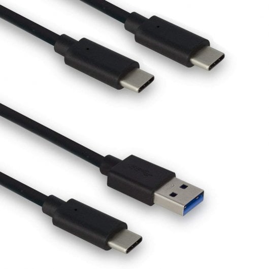 Caixa HDD/SSD Ewent 2.5" SATA USB 3.1 Gen 2 Type C + Type A