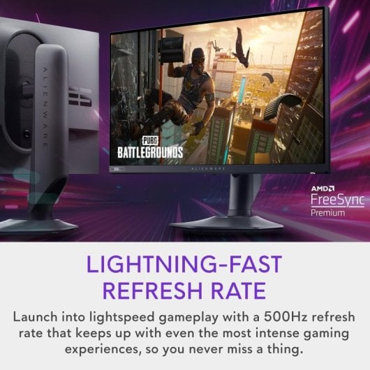 Monitor DELL - 24.5" Full HD / 500Hz / 0.5ms / AMD FreeSync Premium - AW2524HF
