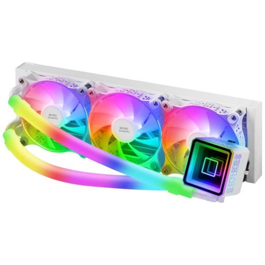 KIT MARS GAMING WATERCOOLING ML-ULTRA360W ARGB BRANCO