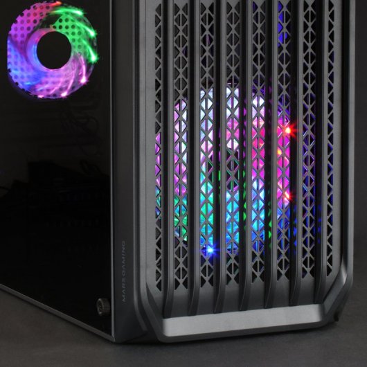 Caixa de PC MARS GAMING Micro-ATX Ultra-Compacta MCS2 (Preto)