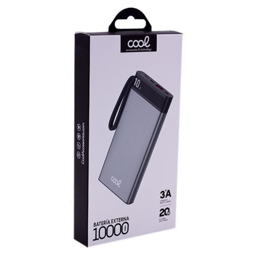 Cool Bateria Power Bank 10.000 mAh 3A / 20W PD Silver