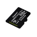 Cartão Memória MicroSD Canvas Select Plus KINGSTON 512Gb