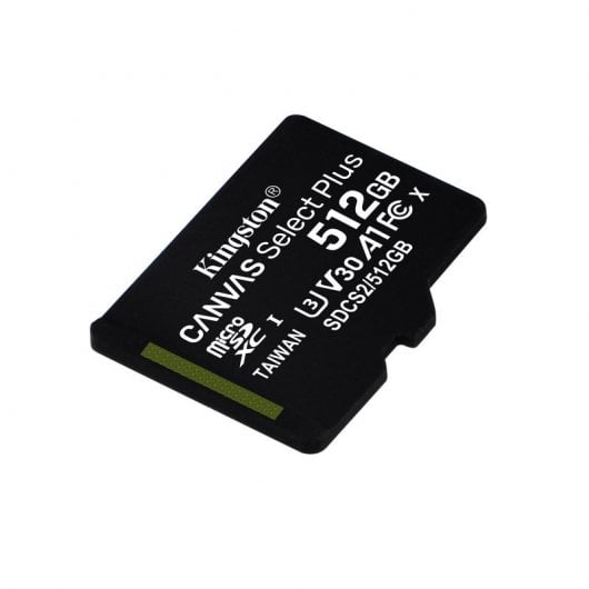 Cartão Memória MicroSD Canvas Select Plus KINGSTON 512Gb
