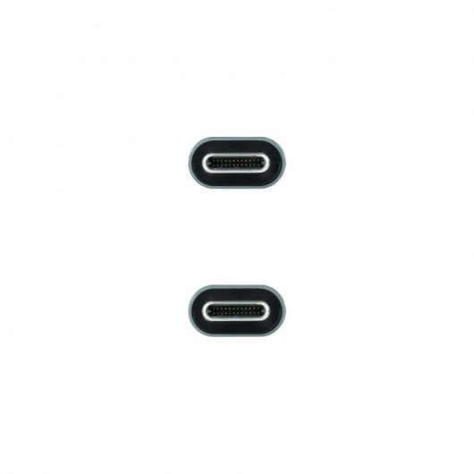 Cabo USB 3.2 Gen2x2 Nanocable 20Gbps 5A/100W 4K@60Hz USB-C M/M 3 M Preto