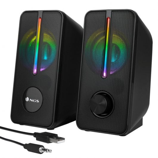 NGS GSX-150 Colunas Gaming Pretas
