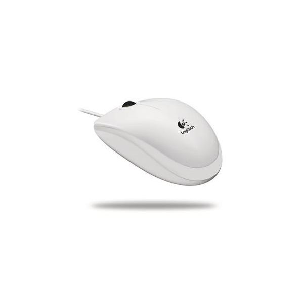 Rato Óptico Logitech B100 1000DPI Branco